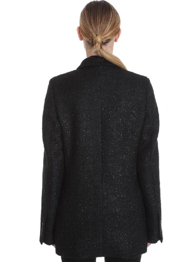 Shop Amiri Boyfriend Blazer In Black Wool