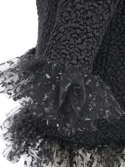 Shop Saint Laurent Knit Dress In Noir