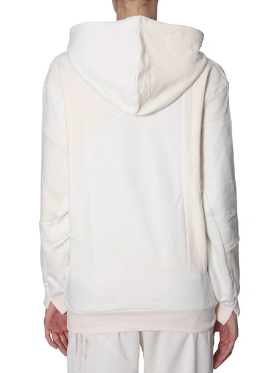 Shop Adidas Originals By Danielle Cathari Hooded Sweatshirt In Bianco