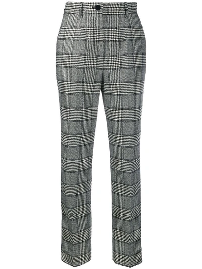 Shop Dolce & Gabbana Pants In Check Tartan