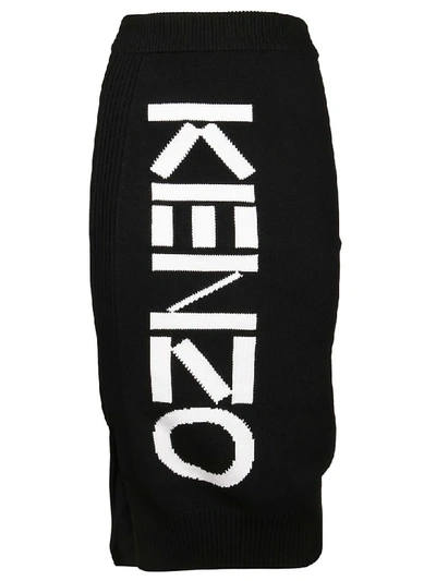 Shop Kenzo Gonna In Noir