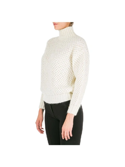 Shop Alberta Ferretti Jazz O Roll Neck Jumper In Beige