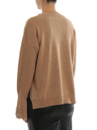 Shop Pinko Coreano Sweater In Marrone/tordo