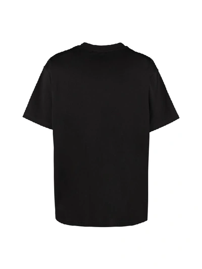 Shop Burberry Oversize Cotton T-shirt In Black