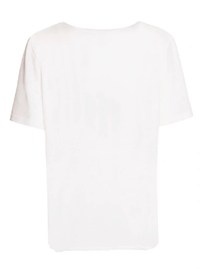 Shop Saint Laurent The Smiths T-shirt In Bianco