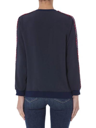 Shop Kenzo Crew Neck Sweater In Blu