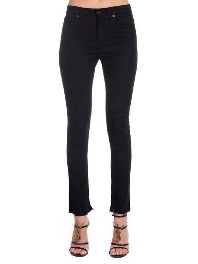 Shop Saint Laurent Jeans In Black