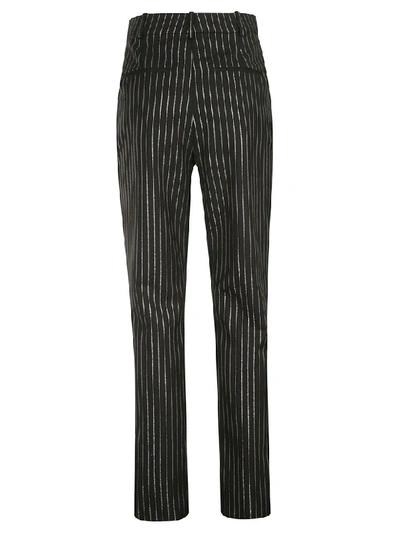 Shop Saint Laurent Low Waist Trousers In Black