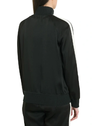 Shop Moncler Taping Track-jacket In Nero