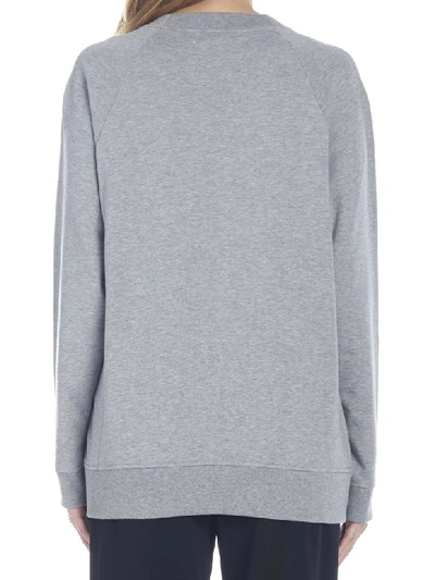 Shop Alberta Ferretti Alitalia Sweatshirt In Grey