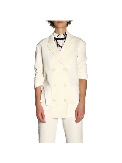 Shop Armani Collezioni Armani Exchange Blazer Blazer Women Armani Exchange In White