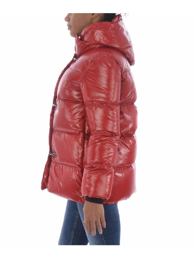 Shop Fay Down Jacket In Rosso