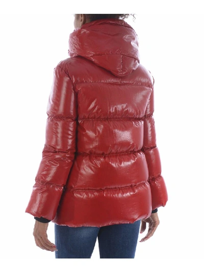 Shop Fay Down Jacket In Rosso