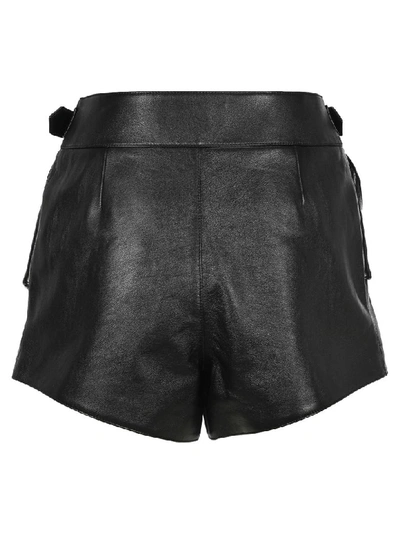 Shop Saint Laurent High-rise Shorts In Black