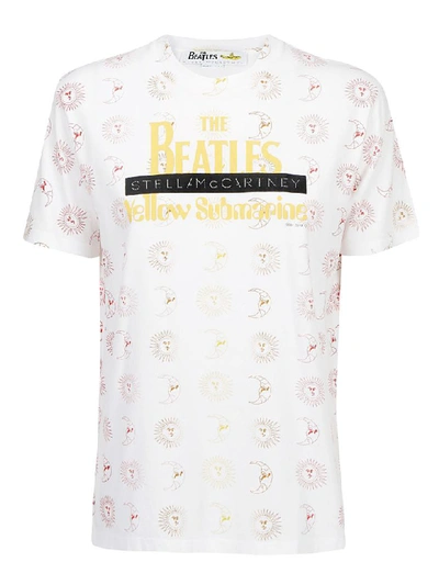 Shop Stella Mccartney Yellow Submarine All Together Now T-shirt In Ivory