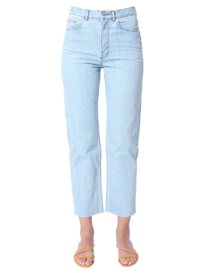 Shop Apc Jeans Alan In Denim