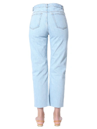 Shop Apc Jeans Alan In Denim