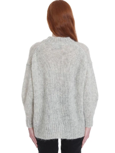 Shop Isabel Marant Idol Knitwear In Grey Wool