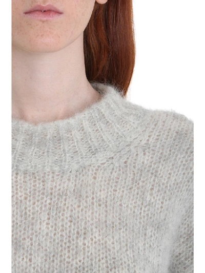Shop Isabel Marant Idol Knitwear In Grey Wool