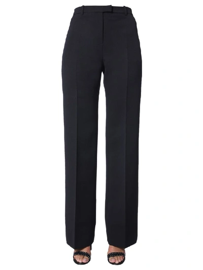 Shop Givenchy Wide Pants In Nero
