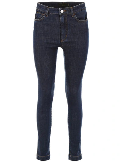 Shop Dolce & Gabbana Audrey Jeans In Blu Scurissimo 1 (blue)