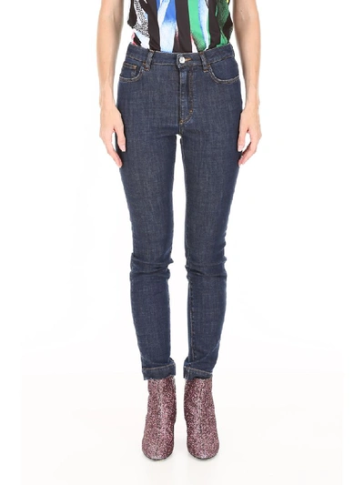 Shop Dolce & Gabbana Audrey Jeans In Blu Scurissimo 1 (blue)