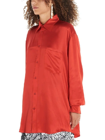 Shop Balenciaga Shirt In Red