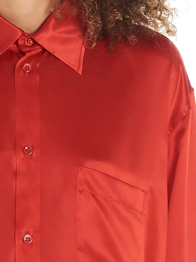 Shop Balenciaga Shirt In Red