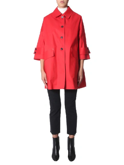 Shop Mackintosh Humbie Lr Trench In Rosso