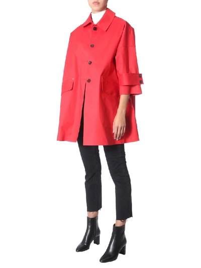 Shop Mackintosh Humbie Lr Trench In Rosso