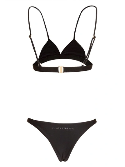 Shop Chiara Ferragni Bikini Flirting In Black In Nero