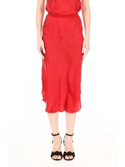 Shop Mes Demoiselles Nami Skirt In Red (red)