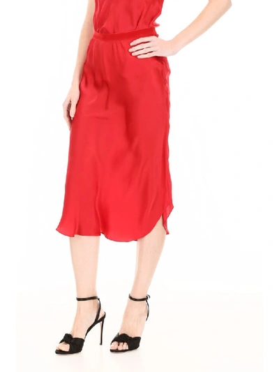 Shop Mes Demoiselles Nami Skirt In Red (red)