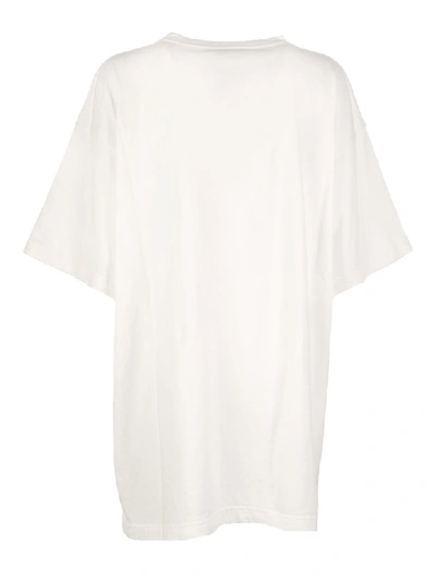 Shop Balenciaga Short Sleeves Over In White Red