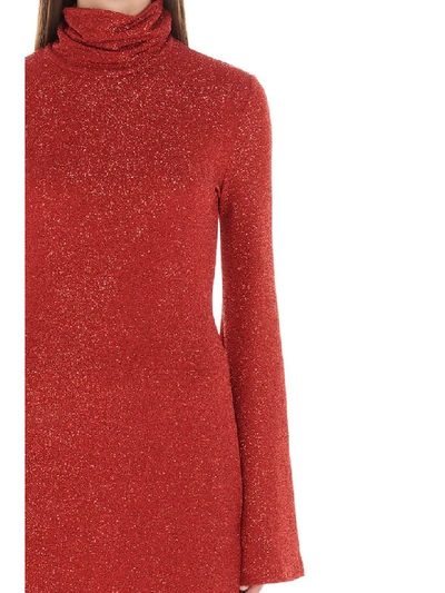 Shop Sara Battaglia Dress In Red