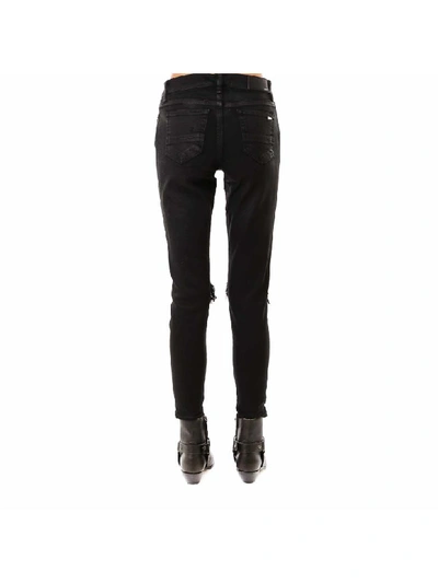 Shop Amiri Trasher Minimal Jean Jeans In Black