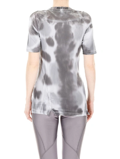 Shop Alyx Nike Logo T-shirt In Grey Camo (grey)