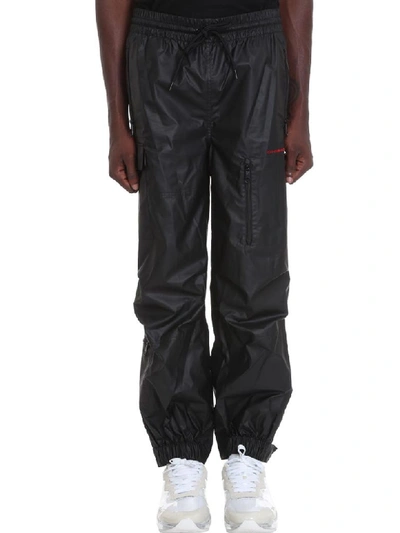 Shop Alexander Wang Pants In Black Nylon In Nero