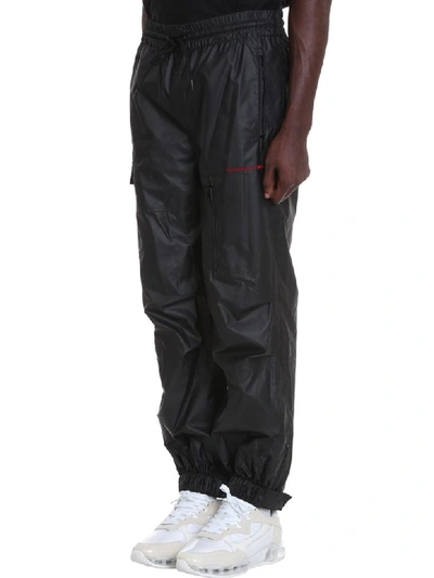 Shop Alexander Wang Pants In Black Nylon In Nero