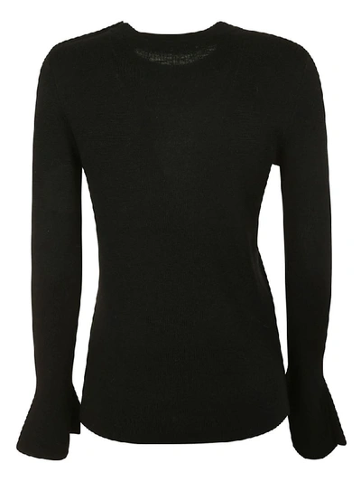 Shop Tory Burch Bijoux Button Sweater In Black