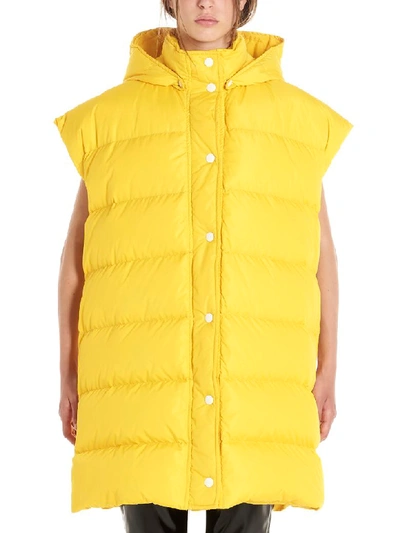 Shop Msgm Vest In Giallo