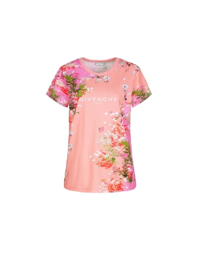 Shop Givenchy Flowers Logo In Light Pink