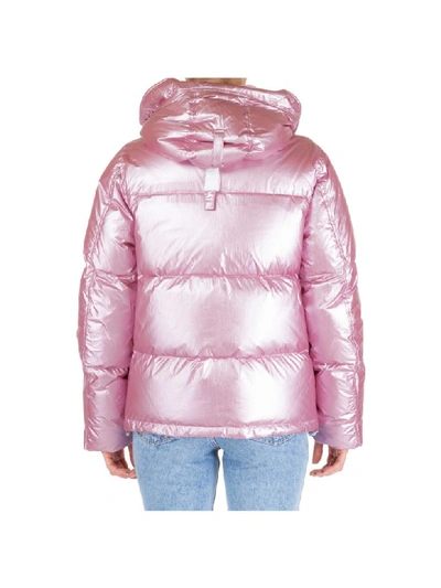 Shop Kenzo Tiger Down Jacket In Rosa