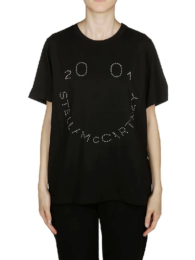 Shop Stella Mccartney Logo T-shirt In Black