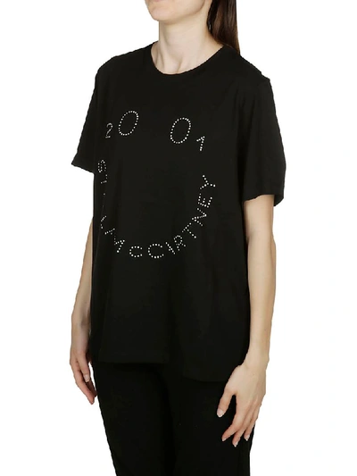 Shop Stella Mccartney Logo T-shirt In Black