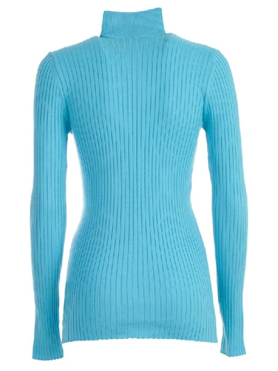 Shop Courrèges Sweater L/s In Sky Blue