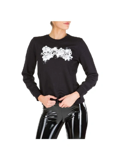 Shop Karl Lagerfeld Orchid Sweatshirt In Nero