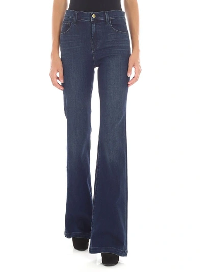 Shop J Brand Jbrand - Maria Flare Jeans In Denim