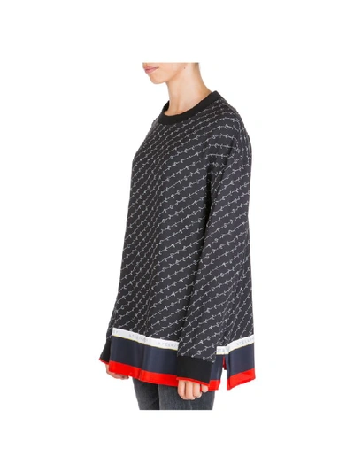 Shop Stella Mccartney Monogram Sweatshirt In Nero