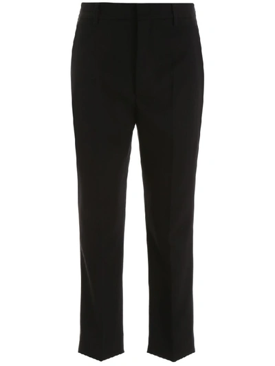 Shop Prada Classic Trousers In Nero (black)